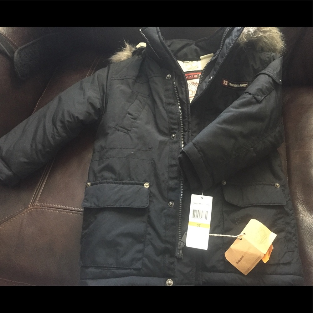 Timberland 3T winter coat -black